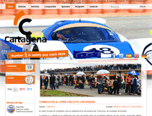 Tablet Screenshot of circuitocartagena.com